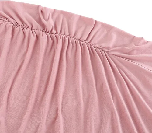 Miniatura 6 de Peauty - Vestido bodycon de maternidad, con los costados fruncidos, de manga corta y 34, para uso diario y baby shower