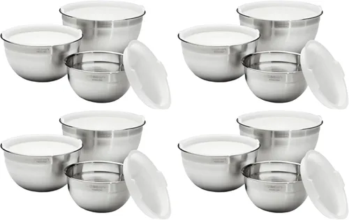Miniatura 9 de Cuisinart Juego de tazones para mezclar, acero inoxidable, 3 piezas, CTG-00-SMB
