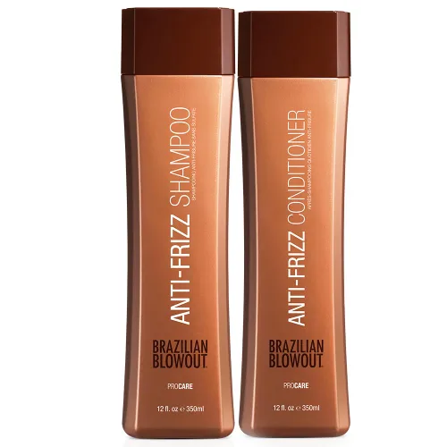 Brazilian Blowout Champú y acondicionador antiencrespamiento, 2 unidades (paquete de 1)