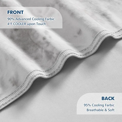 Miniatura 3 de Manta de enfriamiento EMME 50"x70", Mantas de enfriamiento Q-Max 0.5 para personas que duermen con calor, Manta de verano de hielo para sudores