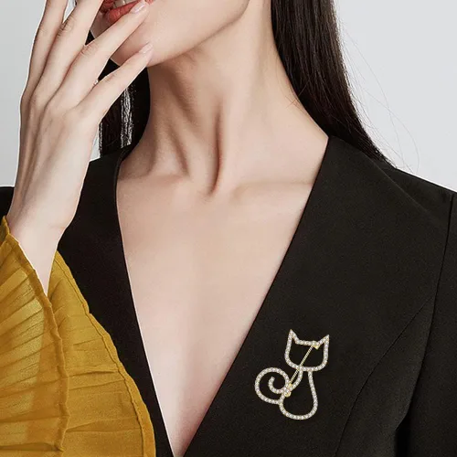 Miniatura 5 de Brooch Pin Corsage, Sweater Dress Bag Fashion Jewelry Accessory Decor for Birthday Party Wedding Christmas Gift
