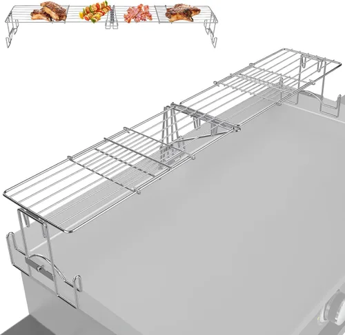 Miniatura 18 de 65054 Rejilla de calentamiento para Weber Genesis 300 SER E310 E330 S330 EP330 ESP310 ESP320 Estante superior para Webber Genesis Accesorios Estante