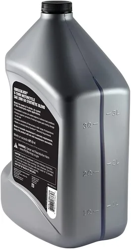 Miniatura 3 de Quicksilver Aceite sintético para motocicleta 20W-50, 1 galón