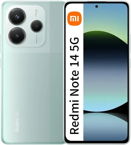 XIAOMI Redmi Note 14 5G + LTE (para Tmobile Mint Tello Global) (256 GB + 8 GB) 6.67 pulgadas NFC 120Hz 108MP AI Triple Cam desbloqueado modelo