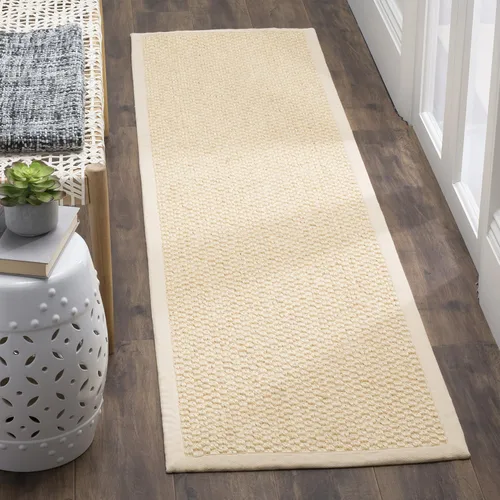 Miniatura 30 de SAFAVIEH Alfombra de área 2x3 - Colección de fibra natural - Chocolate, sisal, diseño tejido con borde (NF525D)