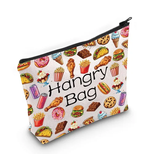 Miniatura 8 de JXGZSO Divertido regalo de comida Hangry Bag Snack Bolsas de viaje Snacks de emergencia Bolsa de almacenamiento de alimentos Snack Lover Regalo