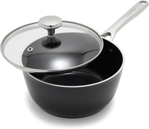 Miniatura 16 de Orfeo - Juego de utensilios de cocina antiadherentes de 10 piezas, fabricado en Italia, ollas y sartenes de cerámica de diamante sin PFAS, listas