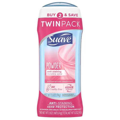 Miniatura 7 de Suave Desodorante antitranspirante y desodorante en barra 48 horas protección contra olores y humedad Coconut Kiss Desodorante para mujeres 2.6 oz