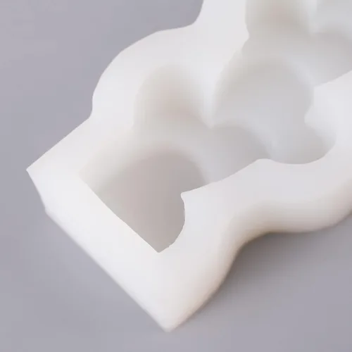 Miniatura 5 de Moldes de vela de silicona hechos a mano en forma de corazón moldes de vela de cera DIY regalos para bodas decoración del hogar (LZ446)