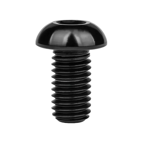 Miniatura 3 de Tornillos de cabeza de botón de titanio M8 15 20 25 30 1.378 in, paquete de 4 (M8x15mm, negro)