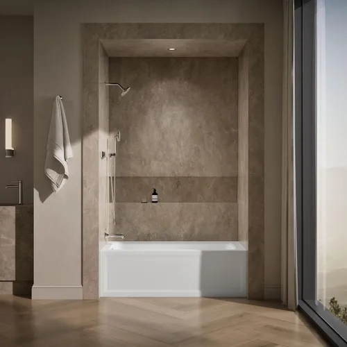 Miniatura 4 de Kohler 1946-LA-0 Archer 60" x 30" baño alcobólico, drenaje izquierdo, Blanco