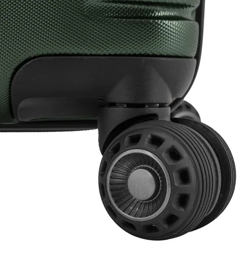 Miniatura 9 de Traveler's Choice Archer - Maleta de policarbonato de lado duro, Verde, Equipaje de mano, 21 pulg.