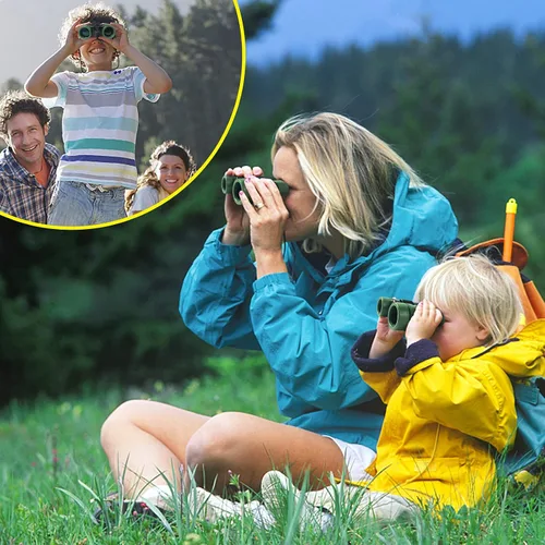 Miniatura 4 de ESSENSON Binoculares para niños, juguetes de regalo para niños de 3 a 12 años, telescopio para niños y niñas, juguetes al aire libre para deportes