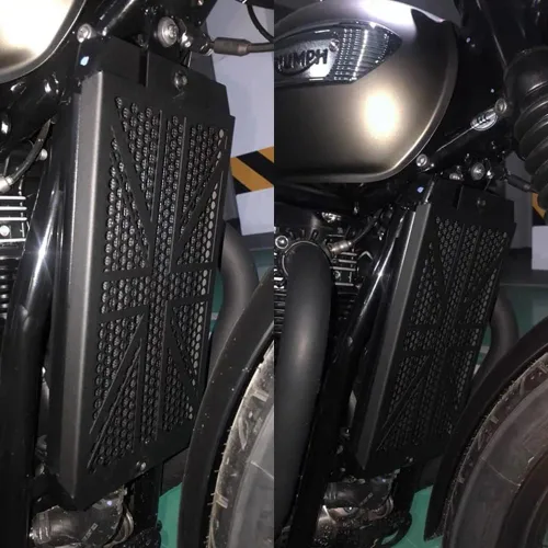 Miniatura 2 de ESPEEDMTC para Triumph THRUXTON 1200/R/RS/TFC 2016-2022 Protector de rejilla de radiador Protector de guardabarros Cubierta de protección Accesorios