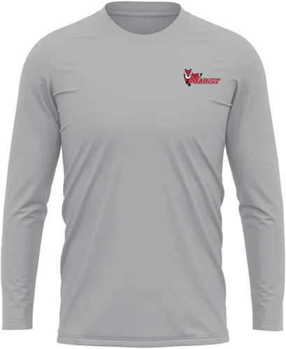 Miniatura 95 de Camisa deportiva de manga larga oficial de la NCAA Collegiate para hombre, con logotipo en el pecho izquierdo, colección Athletic Heather
