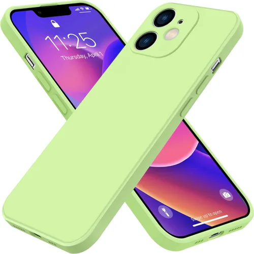 Miniatura 15 de Funda para iPhone 11, funda de goma de gel de silicona líquida, no amarillenta, funda protectora de silicona multicolor, funda protectora Negro