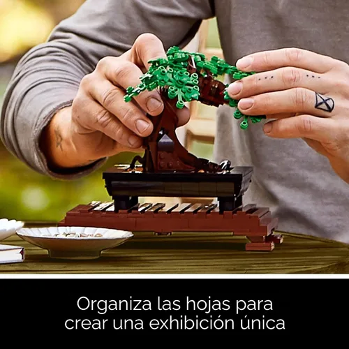 Miniatura 5 de LEGO Botanicals Juego de Construcción de Árbol Bonsái - Plantas de Árbol Bonsái Artificial para Decoración del Hogar, Adultos de 18+ Años - Plantas