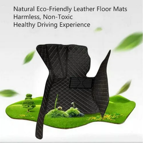 Miniatura 3 de Alfombrillas de cuero personalizadas impermeables para el 99 % de los sedán, SUV, automóvil deportivo, negro, beige, alfombrillas de vehículo