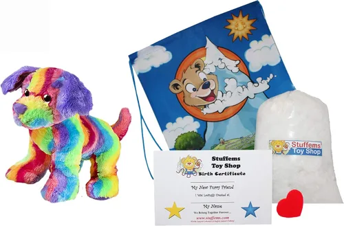Miniatura 2 de Animal de peluche Make Your Own Candy el Perro 16" – No Sew – Kit con lindo mochila.