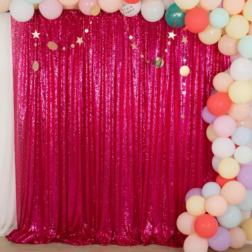 Miniatura 8 de ShinyBeauty- Fondo de lentejuelas, telón de fondo para fotografía y fotomatón para bodas, fiestas, fotografías, cortinas, cumpleaños, Navidad