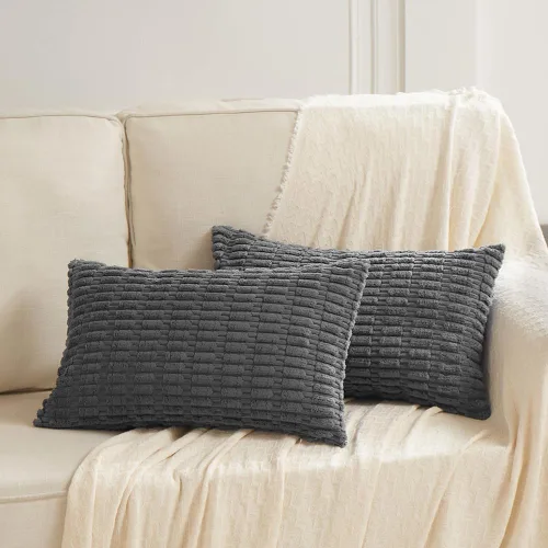 Miniatura 33 de Fancy Homi - Paquete de 2 fundas de almohada decorativas estilo bohemio de 16 x 16 pulgadas para sala de estar, sofá, cama, funda de cojín cuadrada