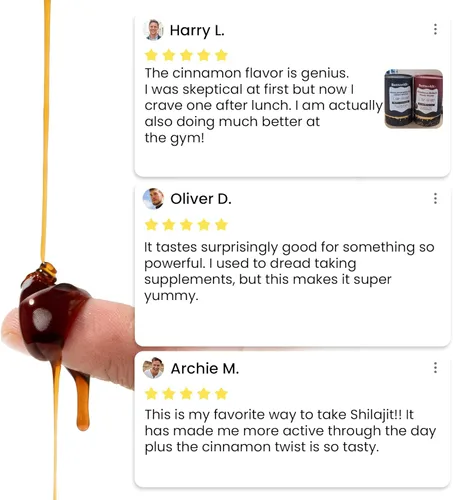 Miniatura 8 de Better Alt Paquete de 2 palitos de shilajit puro del Himalaya (clásico + sabor a canela) Shilajit fácil de consumir, refuerzo de energía y apoyo