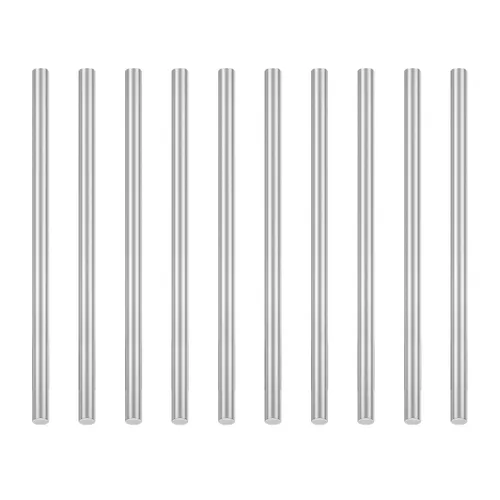 Miniatura 11 de DYWISHKEY 20 varillas de aluminio de 0.069 pulgadas x 3.94 pulgadas, varillas de eje sólido de metal, barra de torno para hacer manualidades