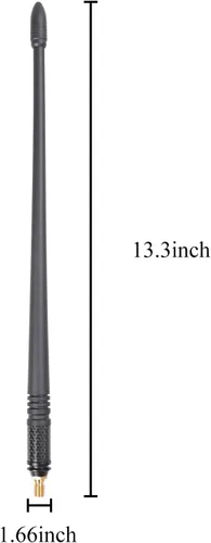 Miniatura 7 de Antena corta de 13 pulgadas para Jeep Wrangler TJ 1997-2006, nueva antena flexible en espiral de repuesto para Jeep Wrangler TJ 1997-2006