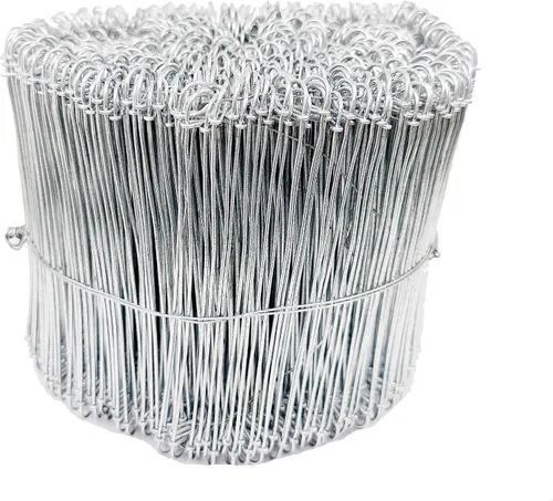 Miniatura 6 de Zeluga 23-270 6in. 16 calibre 1000 Pc. negro recocido acero doble lazo refuerzo cable Rebar lazos de alambre