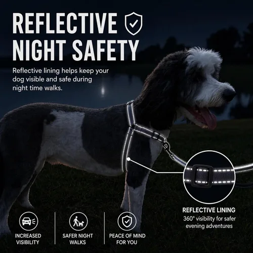 Miniatura 6 de Arnés para perro ShawnCo Dream Walk Pro - Sin tirones, cómodo, ajustable, fácil de usar para ayudar a detener el tirón para perros pequeños