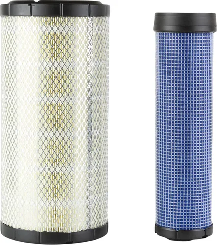 GETOPAUTO 110-6326-110-6331 Filtro de aire interior y exterior para 110-6326 110-6331 131-8902 AT171854 AT171853 compatible con retroexcavadora