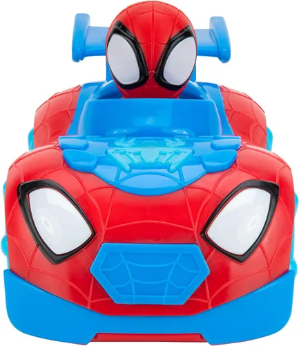 Miniatura 4 de Marvel's Spidey and HIS Amazing Friends Flash 'N' Dash Web Crawler - Vehículo rastreador de red motorizado con luces y sonidos - Juguetes con tus