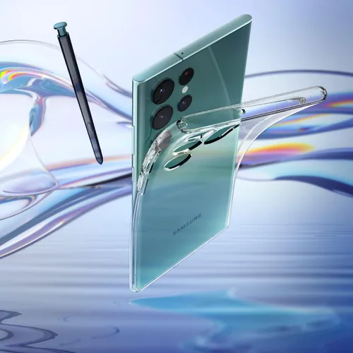Miniatura 3 de Spigen Cristal líquido diseñado para Galaxy S22 Ultra Case (2022) - Cristal transparente
