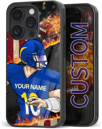 Miniatura 36 de Fundas de teléfono personalizadas con diseño deportivo para fanáticos para iPhone 11, 12, 13, 14, 15, 16 Pro Max Plus Mini X 7 8 SE para Samsung