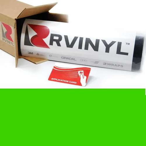 ORACAL 7510 Series Fluorescent Premium Cast Film in Green 069-2ft x 1ft - High Visibility Graphic Vinyl Film Sheet Roll with Gloss Finish