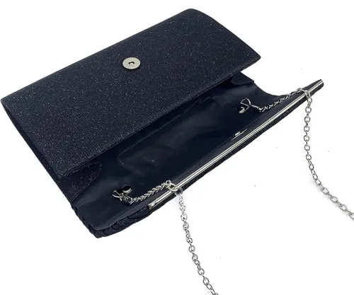 Miniatura 3 de ZHANNI - Bolsos de mano para mujer, bolsos de noche y cluthes con solapa, bolsos formales para bodas, fiestas, bailes de graduación, M