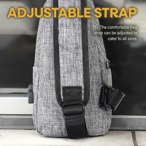 Miniatura 22 de Nupouch Mochila cruzada antirrobo, carga USB, mochila ligera para viajes, senderismo, todos los días