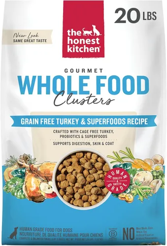 Miniatura 20 de The Honest Kitchen Alimento seco para perros de grado humano, pollo sin granos, bolsa de 20 libras