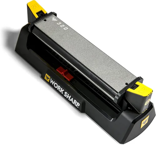 Miniatura 9 de Afilador de cuchillos Work Sharp Benchstone, de 3 lados para afilar cuchillos de bolsillo o de caza manualmente más rápido