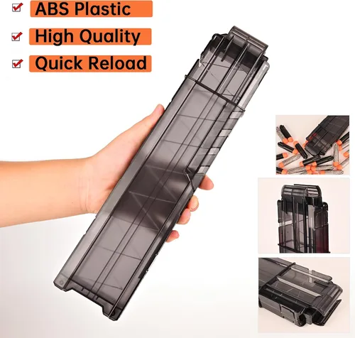 Miniatura 5 de Revista, 18 pinzas de dardos para Nerf Ultra Series Blasters 4 piezas (negro)
