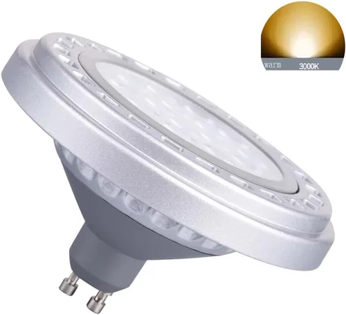 Miniatura 5 de QLEE Regulable GU10 Base AR111 15W 30 ° Ángulo de haz SMD LED Bombilla 3000k Luz cálida AC120V Focos abajo Luz de la pista 1500Lm