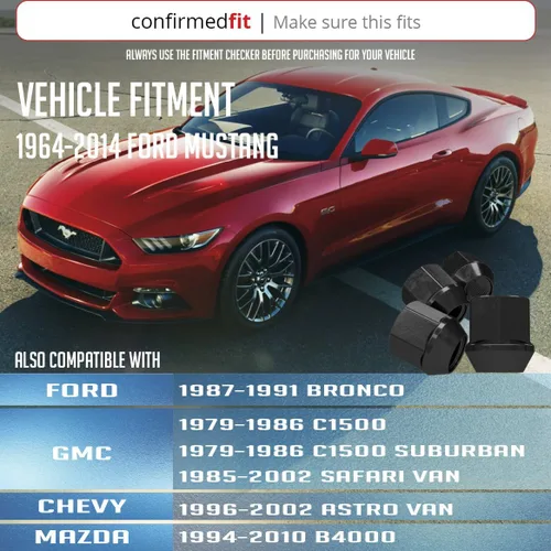 Miniatura 2 de Wheel Accessories Parts Tuercas de extremo abierto de 1/2"-20 roscas Bellota de 1.00" 0.984 in de largo 13/16" 0.827 in hexagonal para Ford Bronco