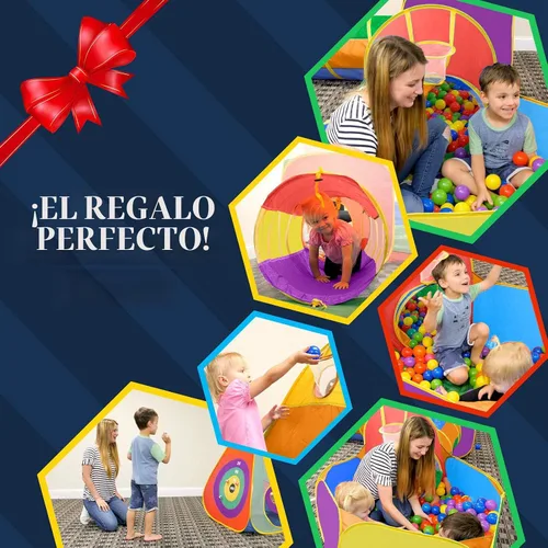 Miniatura 2 de Regalo para niños pequeños y niñas, piscina de pelotas, carpa de juego y túneles para niños, el mejor regalo de cumpleaños para niños de 3, 4 y 5