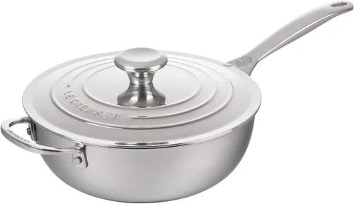 Miniatura 4 de Le Creuset - Sartén Tri-Ply de acero inoxidable de 3.5 quart con revestimiento antiadherente