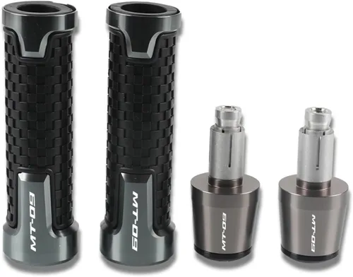 Motorcycle 22MM for Y&AMAHA MT09 FZ09 MT-09 FZ-09 FJ-09 FJ09 MT FZ FJ 09 2013-2019 2020 2021 Motorcycle Handlebar Grips Handle Bar Cap Ends (Color :