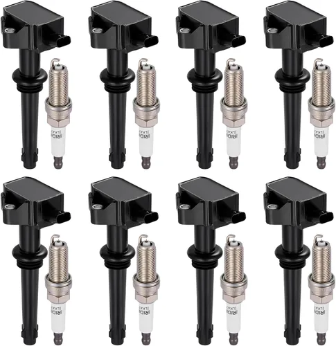 Miniatura 51 de BDFHYK Paquete de bobinas de encendido UF529 y bujías de iridio 4644 compatibles con Audi A3 A4 Allroad Quattro A5 Quattro Q5 TT Quattro Volkswagen