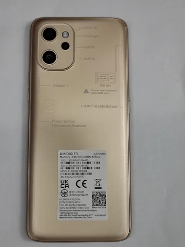 Miniatura 7 de UMIDIGI Teléfono celular, F3 8GB+128GB Smartphone desbloqueado, cámara triple AI de 48MP, pantalla completa HD de 6.7 pulgadas, batería de 5150 mAh