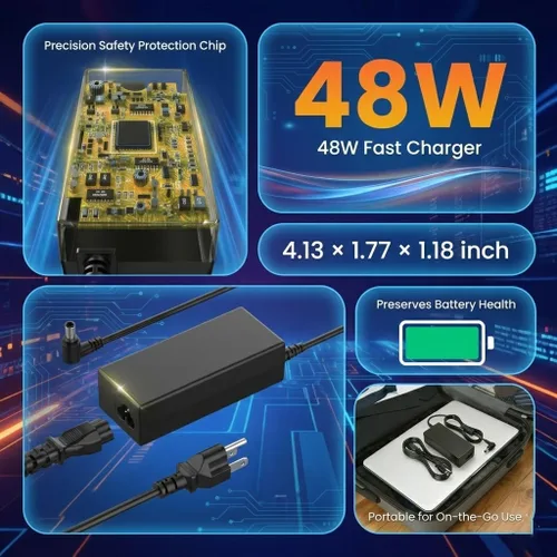 Miniatura 6 de Syfrufo Reemplazo de fuente de alimentación de 19 V compatible con Samsung TV de 32 pulgadas Serie J M UN32J4000 HW-K360 Cargador adaptador de CA