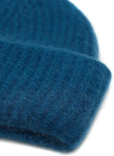 Miniatura 3 de Gorro de punto grueso para mujer, 100% cachemira, suave y elástico, cálido para invierno