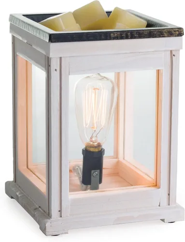 Miniatura 12 de Candle Warmers Etc. Calentador de fragancia con iluminación de bombilla vintage - calentador iluminado para calentar, cera perfumada para derretir
